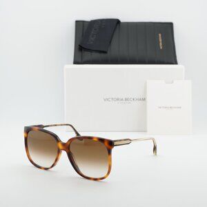 Victoria Beckham VB610S 215 Square Sunglasses – Havana/Brown